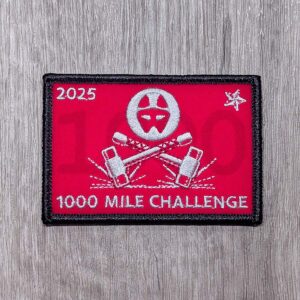 1,000 Mile Challenge 2025 1,000 Mile Patch