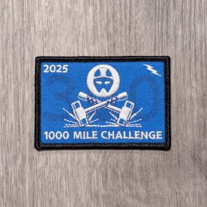 1,000 Mile Challenge 2025 300 Mile Patch
